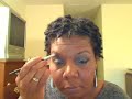 Makeup Tutorial:  Black and Silver Eyes