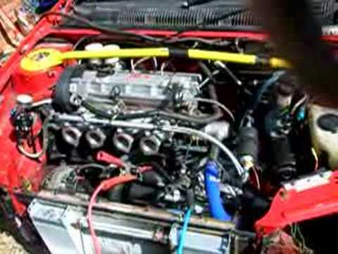 274hp Peugeot 205 Maxi Rally Car – BTCC Touring Car Engine Install – Initial Startup