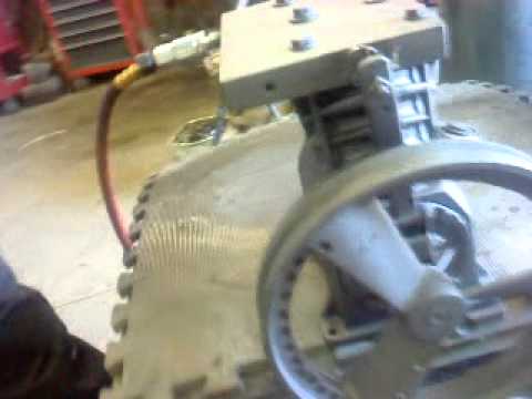 diy steam engine - Two cylinder Sears compressor. I made a new cylinder head with a valve system. If anybody need halp please live a note and i will contact you.