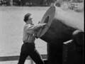 Buster Keaton Performing Stunts in The General
