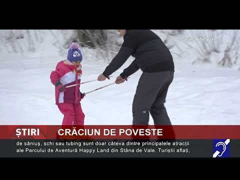 Crăciun de poveste, în stațiunea Stâna de Vale