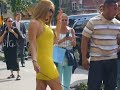 Mariah Carey walking her dog