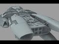BSG: Beyond the Red Line Battlestar Model Progression