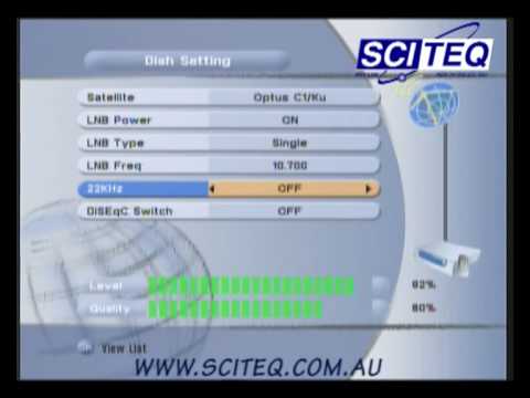 how to locate optus c1 satellite