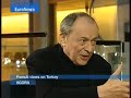 rocard-toubon, deux points de vue fran�ais sur la turquie

jacques toubon est contre, michel rocard est pour un avenir de la turquie dans l'union europ�enne. les deux eurod�put�s fran�ais ont bien voulu en d�battre en marge de la derni�re session du parlement europ�en � strasbourg et � quelques jours de la pr�sentation, annonc�e pour le 7 novembre prochain, du rapport annuel de la commission europ�enne sur la candidature turque. pour l'ancien premier ministre michel rocard, comme pour l'ancien ministre jacques toubon, l'examen critique du dossier turc voit sa justification renforc�e par les derniers d�veloppements de l'actualit�. visions fran�aises sur la turquie, tel est le th�me de cette �dition d'agora.