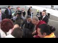 Arrival of His Holiness the Dalai Lama in Lausanne, Switzerland