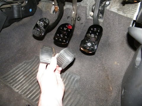how to fit aftermarket pedals