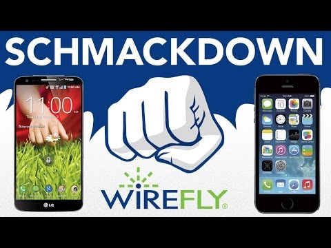 LG G2 vs iPhone 5S Smartphone Schmackdown by Wirefly