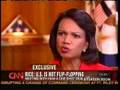 Condoleeza Rice: We Aren't Flip-Flopping on Iran