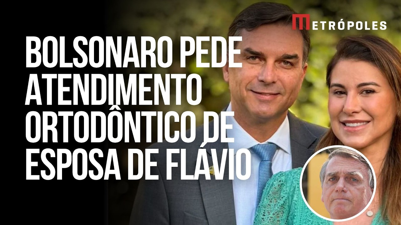 Bolsonaro pede a Moraes para ir à dentista: a nora, mulher de Flávio