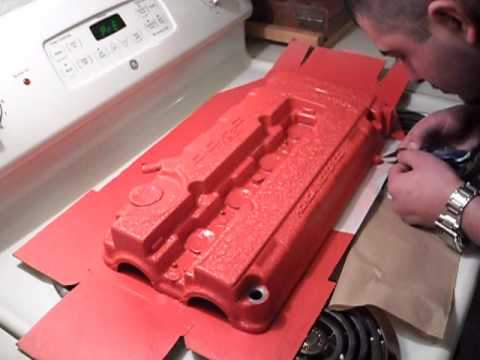 how to paint b series valve cover