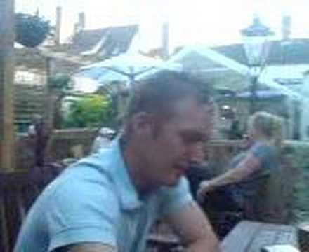 putting a cigarette out on my tounge