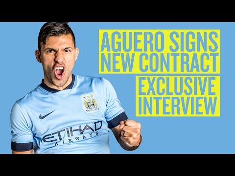 AGUERO SIGNS ON | New Man City contract for Kun Aguero