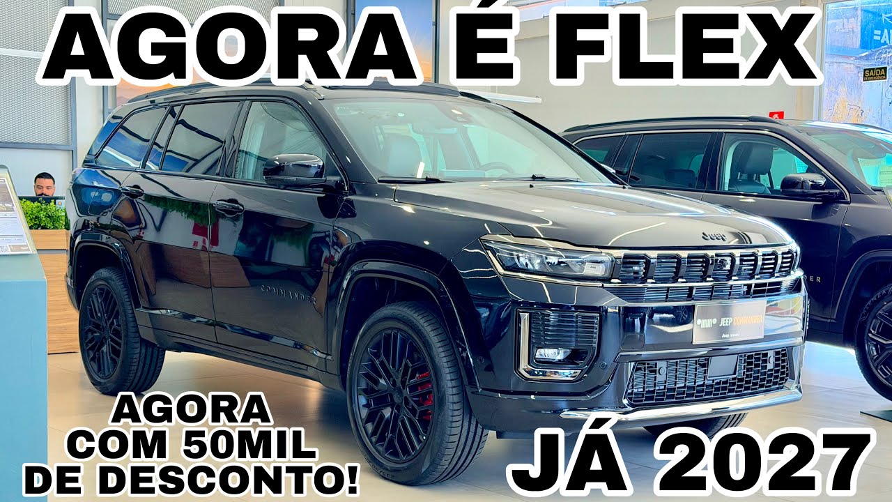 ‼️JEEP DESPENCOU O PREÇO DO COMMANDER BLACKHAWK 2027 | AGRADEÇA OS CHINESES‼️