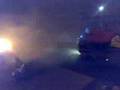 Incendio auto Q.re Paolo VI° Taranto - Pompieri in Azione