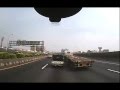 Big Truck And Small Truck Crash