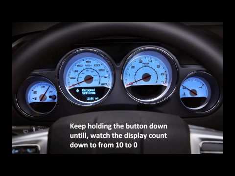 how to reset service light on citroen relay