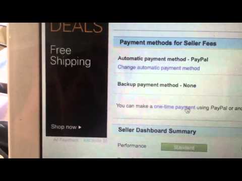 how to pay ebay fees