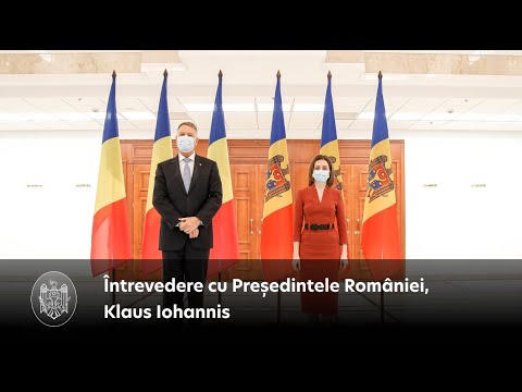 President Maia Sandu at the meeting with President Klaus Iohannis: "We have a full agenda, reflecting a friendly relationship of strategic partnership"