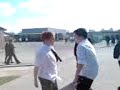 Face slap with a marshmallow