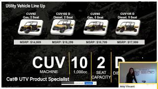 Cat® At Home Series – UTV with Product Specialist Amy Vincent