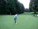 9th at Sahalee South birdie putt