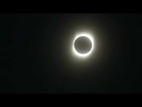 Hangzhoの2009年の皆既日食杭州西湖合計solar食