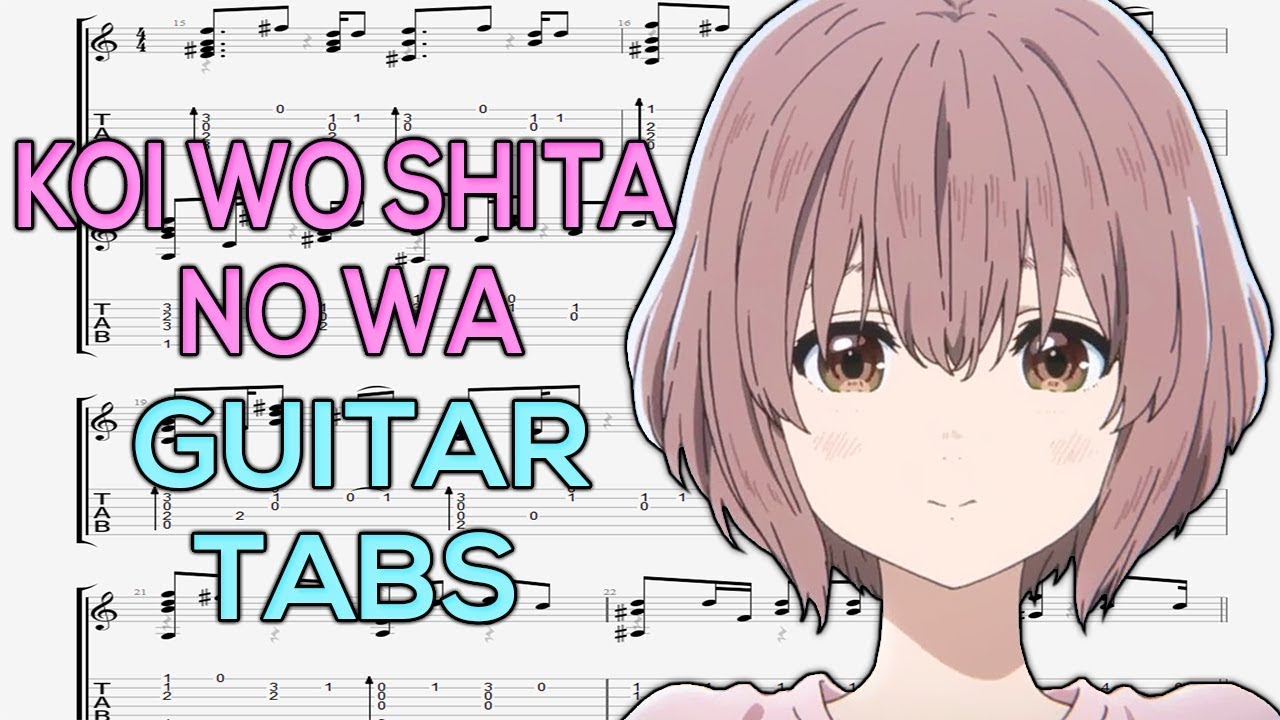 This is a Koi wo Shita no wa Guitar Lesson (Koe no Katachi