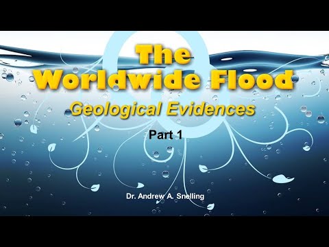 Origins – The Worldwide Flood – Geologic Evidences – Pt 1 with Dr. Andrew Snelling