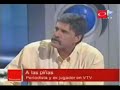 Pelea tipo kickboxing en un programa de futbol en uruguay