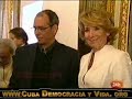 Cuba. Esperanza Aguirre, presidenta de Madrid, se ha reunido con expresos políticos cubanos.