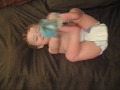 Aeries Playing with Grandma Syl's Slipper-Socks