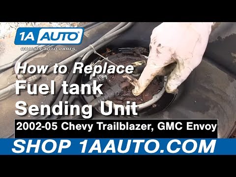 How To Install Replace Fuel Tank Sending Unit and Pump GMC Envoy Chevy Trailblazer
