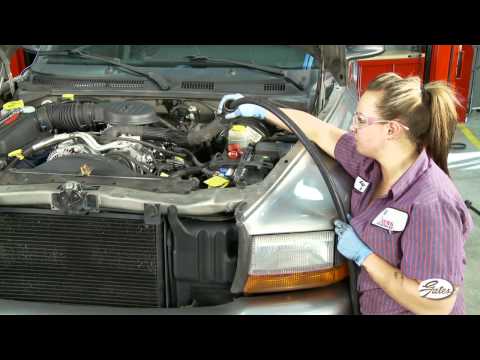 how to flush a cooling system on a car
