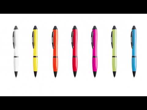 Boligrafo puntero bicolor personalizado