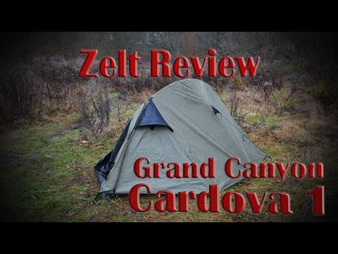 Grand Canyon Cardova 1/ Zelt Review/ Fairbanks Schlafsack/ 2016