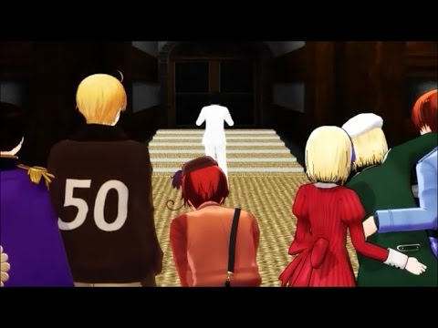 What the hug japan ( Hetalia MMD )