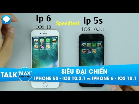 Speedtest iPhone 5s (10.3.1) vs iPhone 6 (10.1): Kết quả bất ngờ?