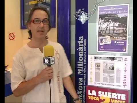 Presentació pòster loteria del dia 12 de setembre