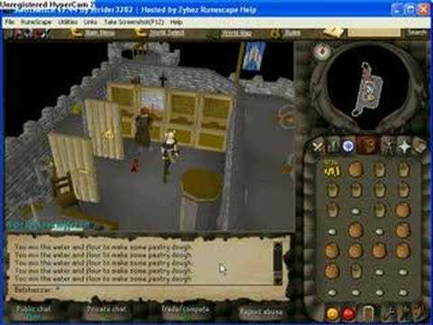 how to make pie shells fast in runescape