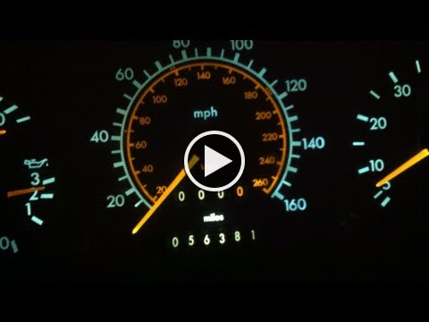 LED gauge lights..How to convert Mercedes R129 SL ,w124 dash gauge lighting to LED