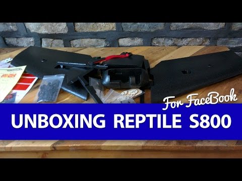 UNBOXING: Reptile S800 Sky Shadow Flying Wing [for Facebook Group]
