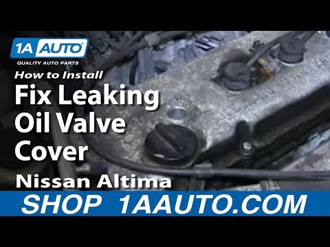 How To Install Change Fix Leaking Oil Valve Cover Gasket Nissan Altima 2.4L