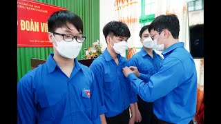 Đoàn TNCS Hồ Chí Minh phường Nam Khê kết nạp 54 đoàn viên mới - lớp đoàn viên 91 năm thành lập Đoàn TNCS Hồ Chí Minh