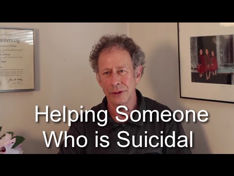 how to help a suicidal friend