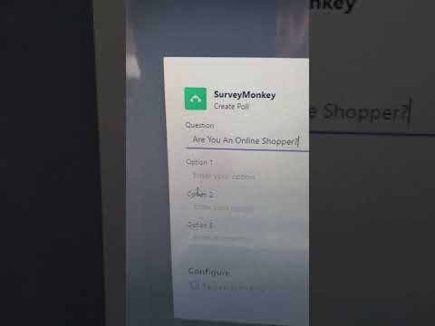 video-linktoworks-Creating A SurveyMonkey Survey - Microsoft Teams