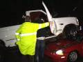 Amazing Accident- Large 4X4 Truck On Top Of Honda  Del Sol (Frankfort,IL)