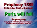 Prophecy 1558 Paris will fall - Aguilera