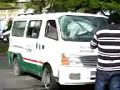 Accidente camioneta del DIF (Mujeres al volante)