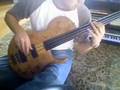 Sukop fretless 4 string singlecut semi-hollow